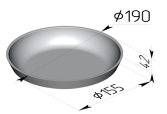 Форма для хлеба 190*155*40мм Spika в ШефСтор (chefstore.ru)